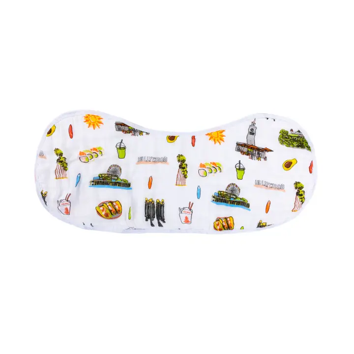 LOS ANGELES 2-IN-1 BURPING BIB - Image 3