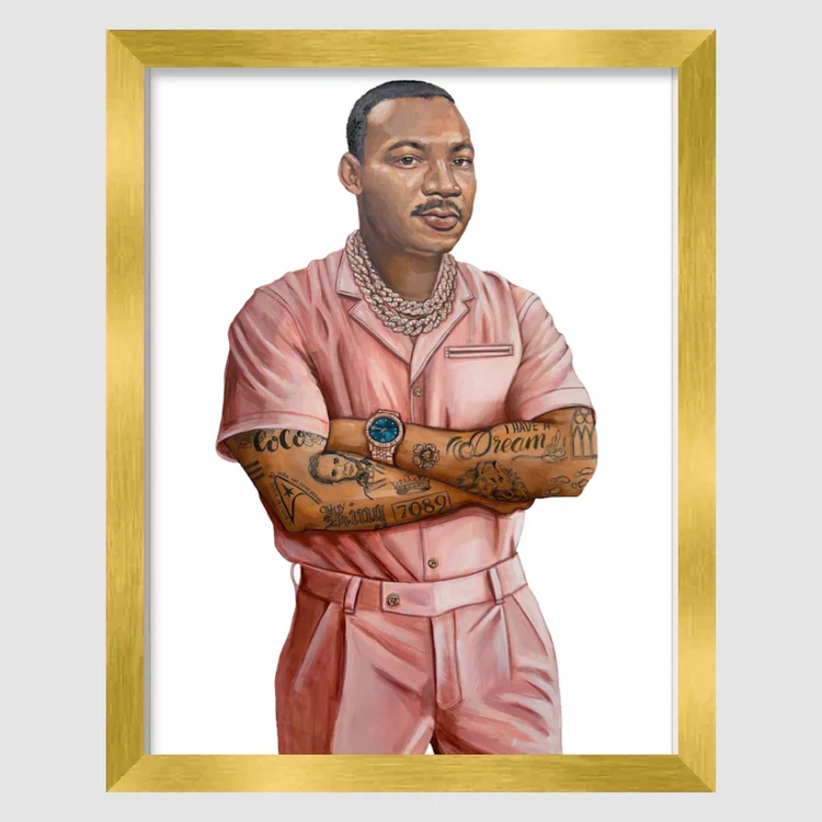 MLK FRAMED ART