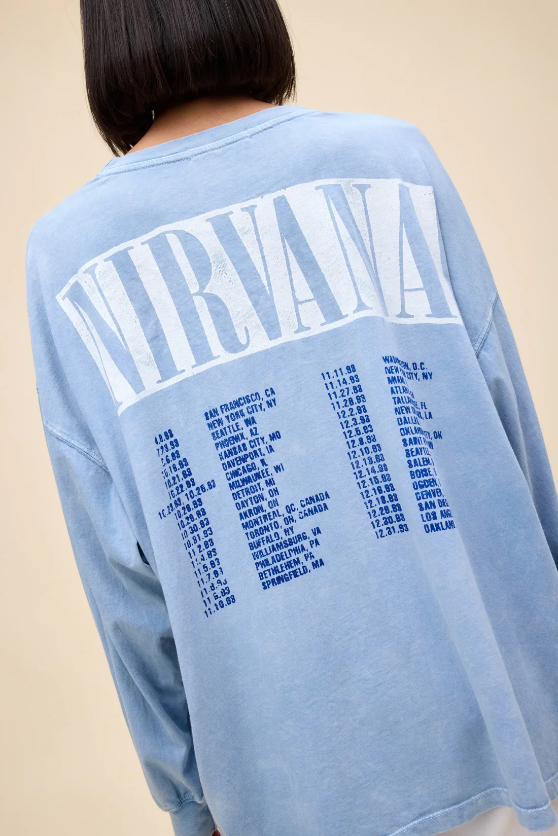 NIRVANA 1993 TOUR L/S TOP - Image 3
