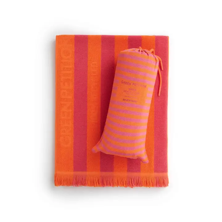 ORANGE STRIPE TOWEL