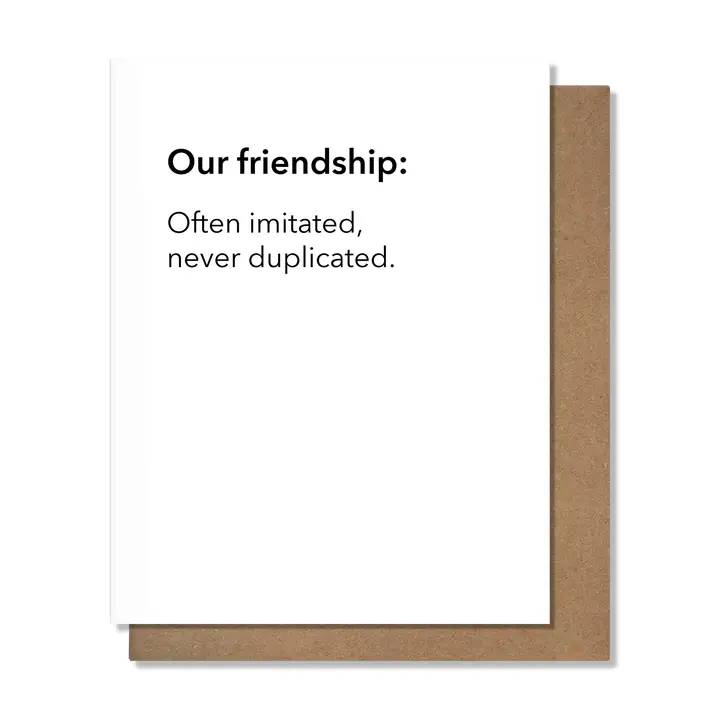 OFTEN IMITATED CARD