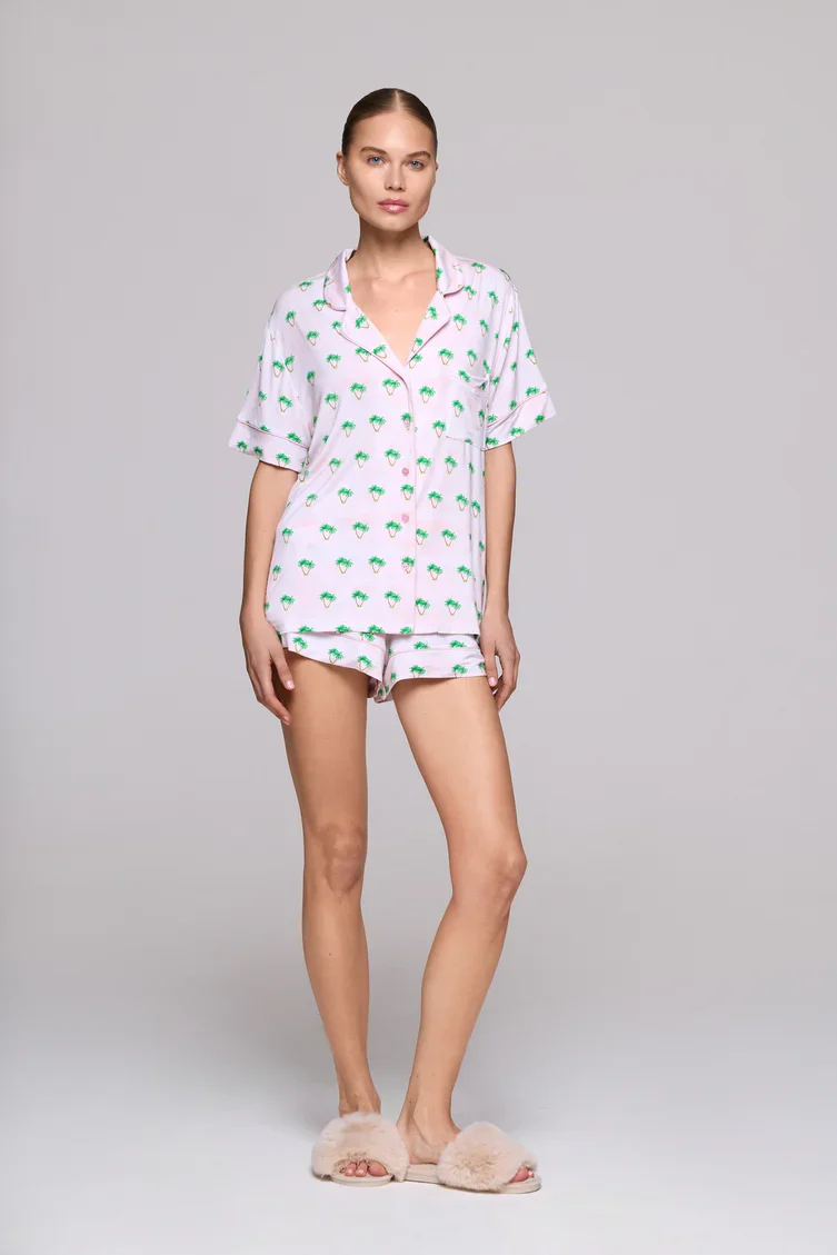 PALM SPRINGS SKY SHORT PJ SET