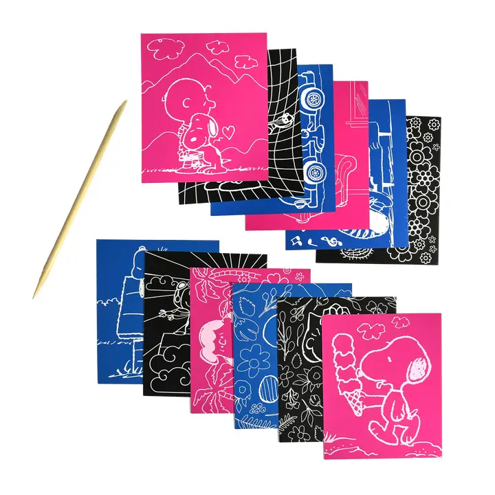 PEANUTS SCRATCH ART KIT - Image 2