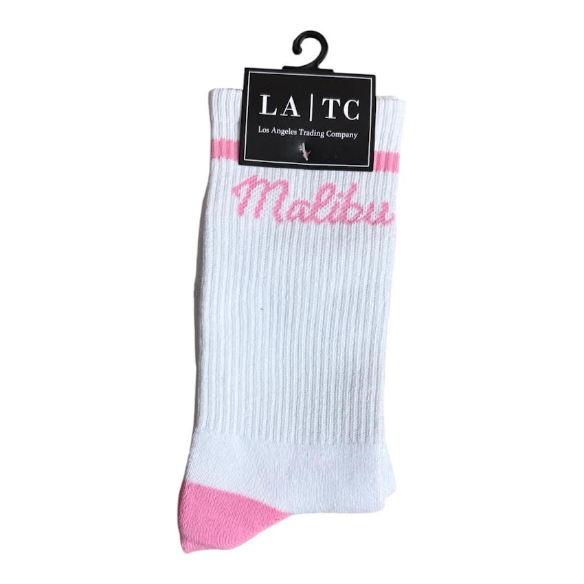 PINK MALIBU SOCKS