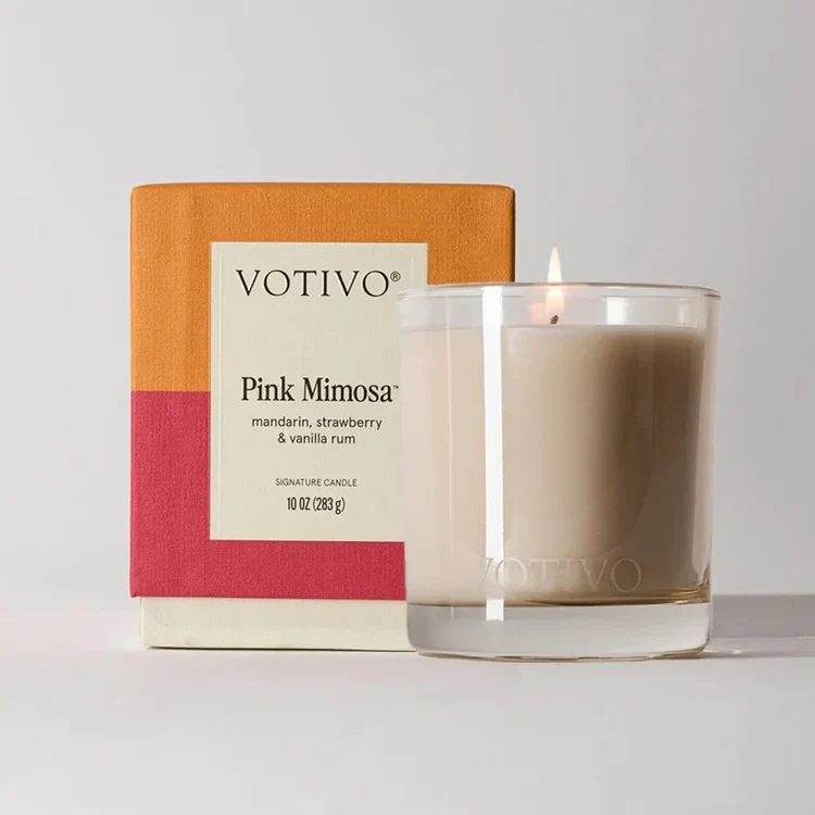 PINK MIMOSA CANDLE