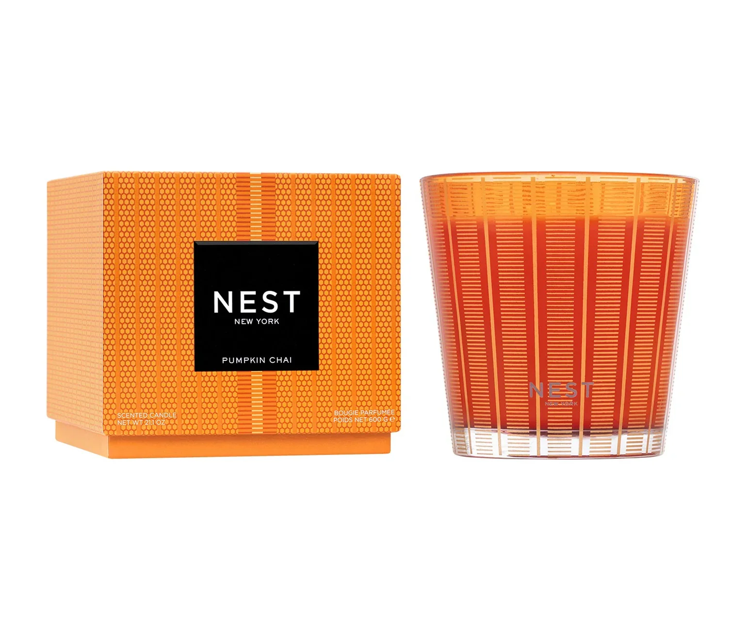 PUMPKIN CHAI 3 WICK CANDLE