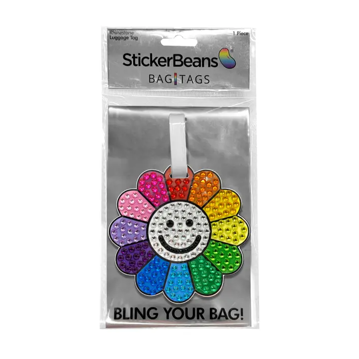 RAINBOW DAISY BAG TAG
