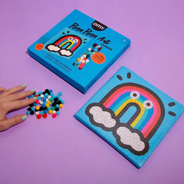 RAINBOW POM POM ART - Image 2