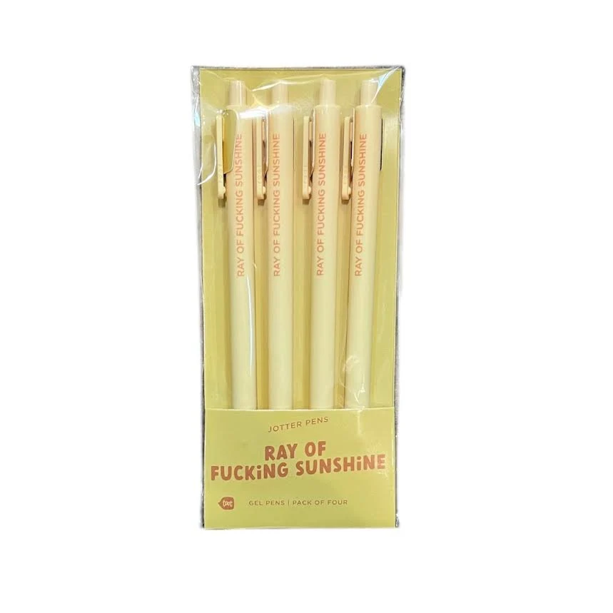 RAY OF FUCKING SUNSHINE JOTTER PENS
