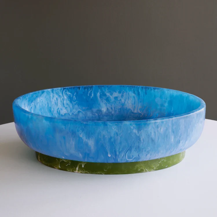 RIO LARGE OVAL BOWL WITH BASE