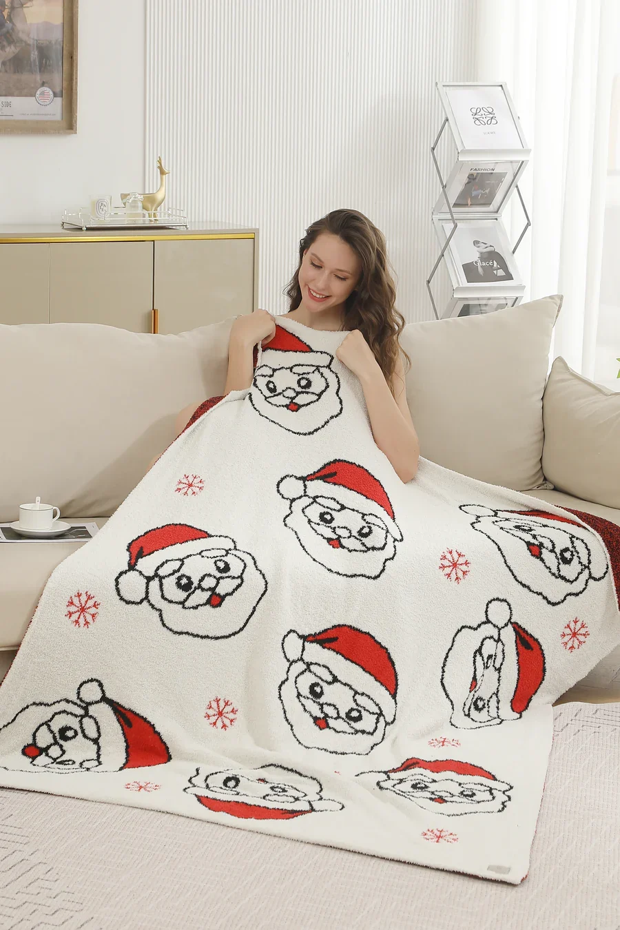 SANTA THROW BLANKET