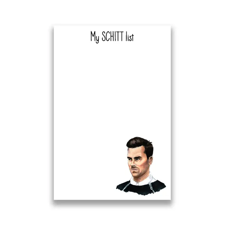 SCHITT LIST NOTEPAD
