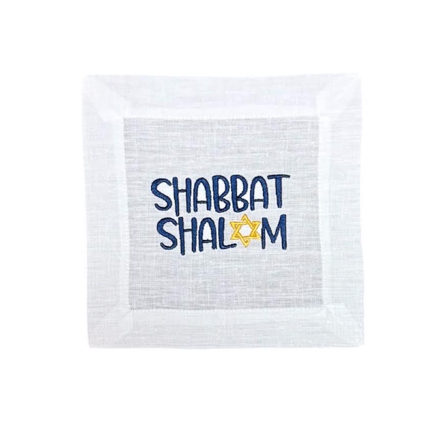 SHABBAT SHALOM COCKTAIL NAPKIN