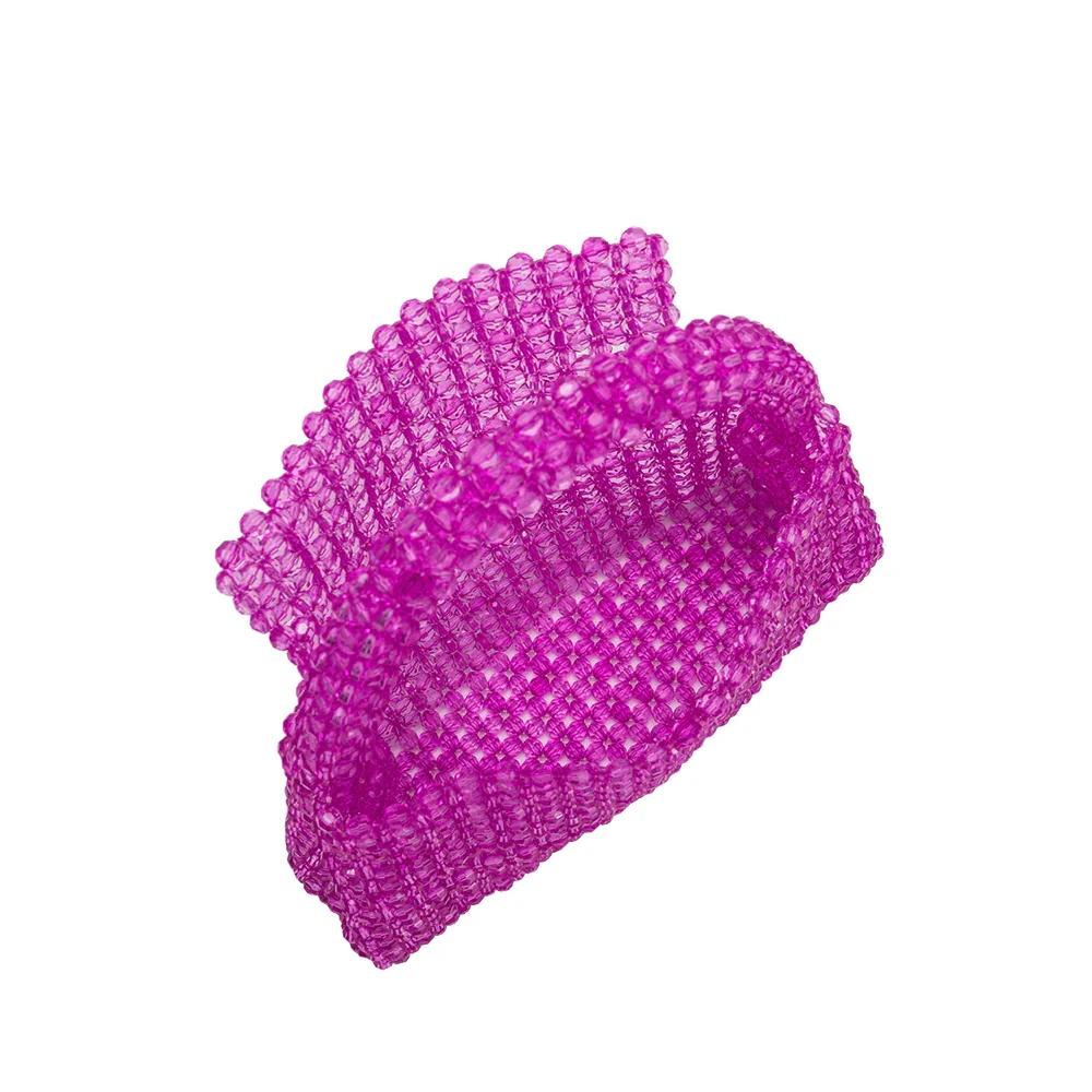 SHERRY ORCHID BEADED BAG - Image 2