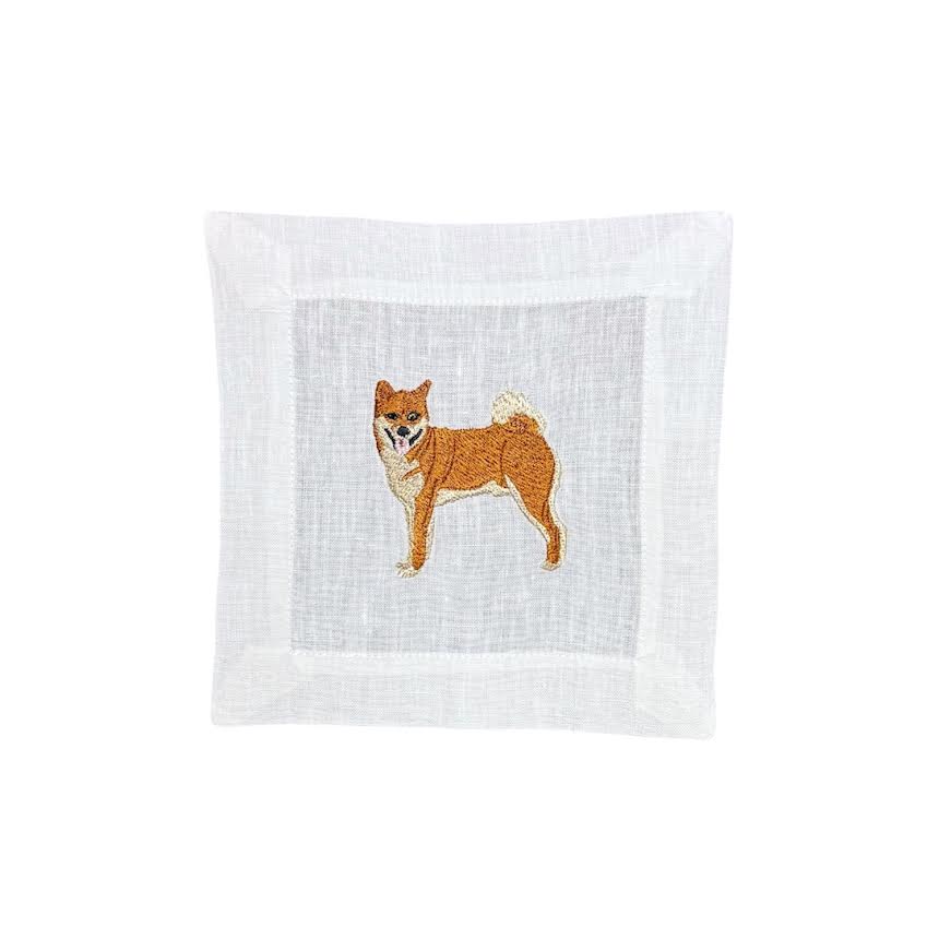SHIBA INU COCKTAIL NAPKIN