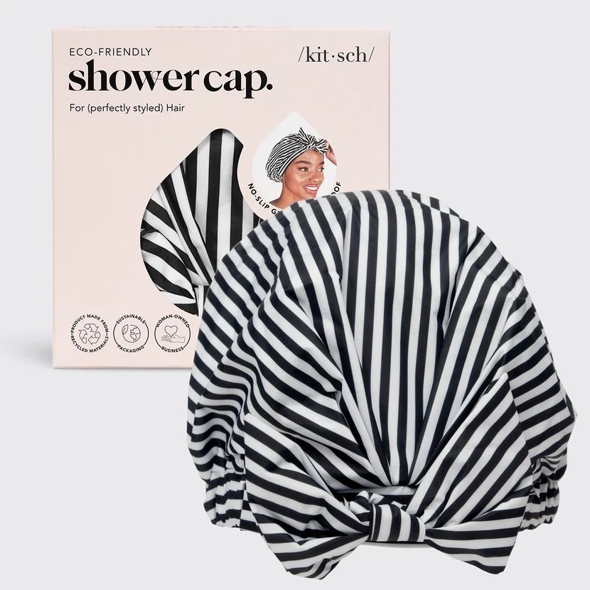 STRIPES SHOWER CAP