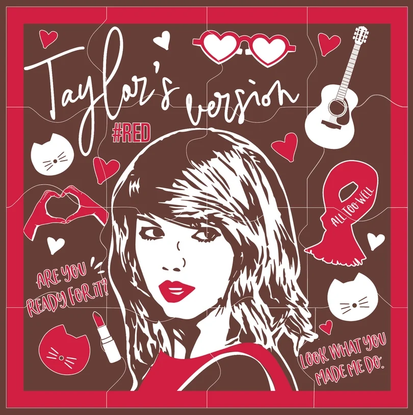 TAYLOR SWIFT CHOCOLATE PUZZLE