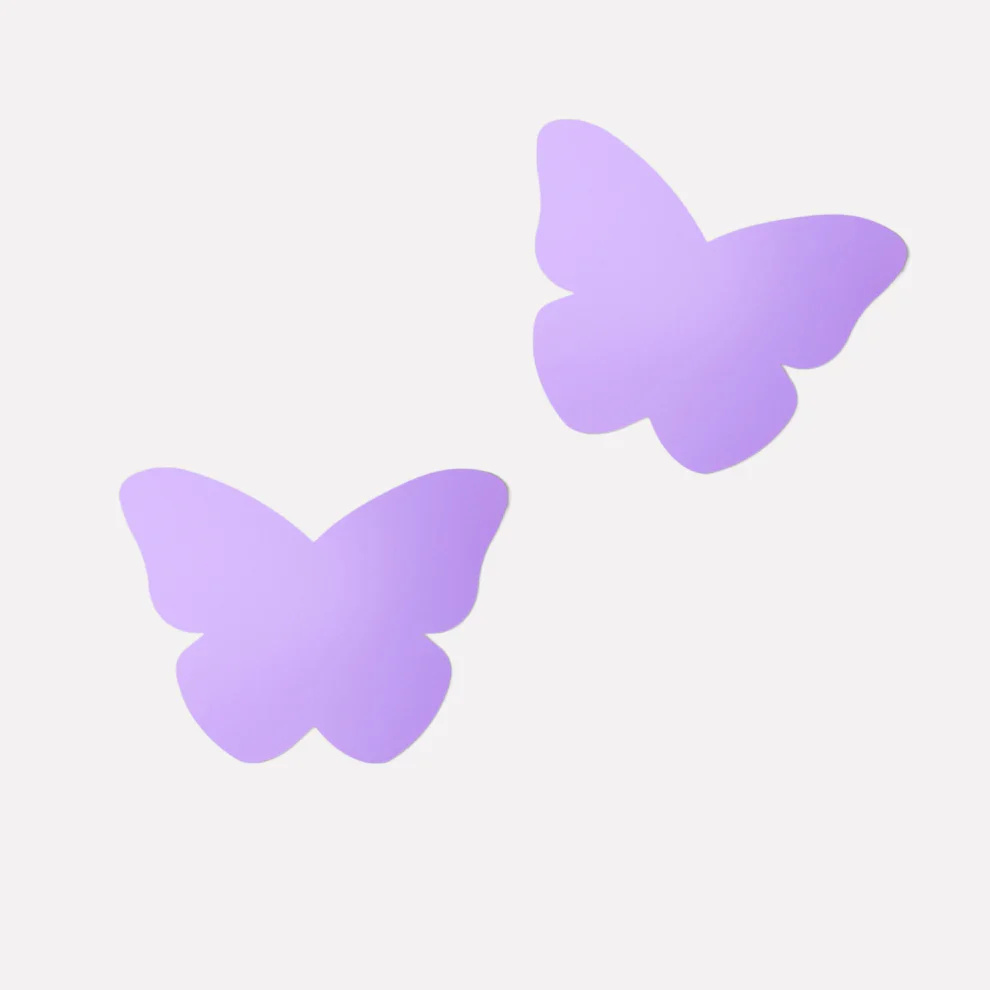 THE BUTTERFLY PURPLE NIPPLE COVER