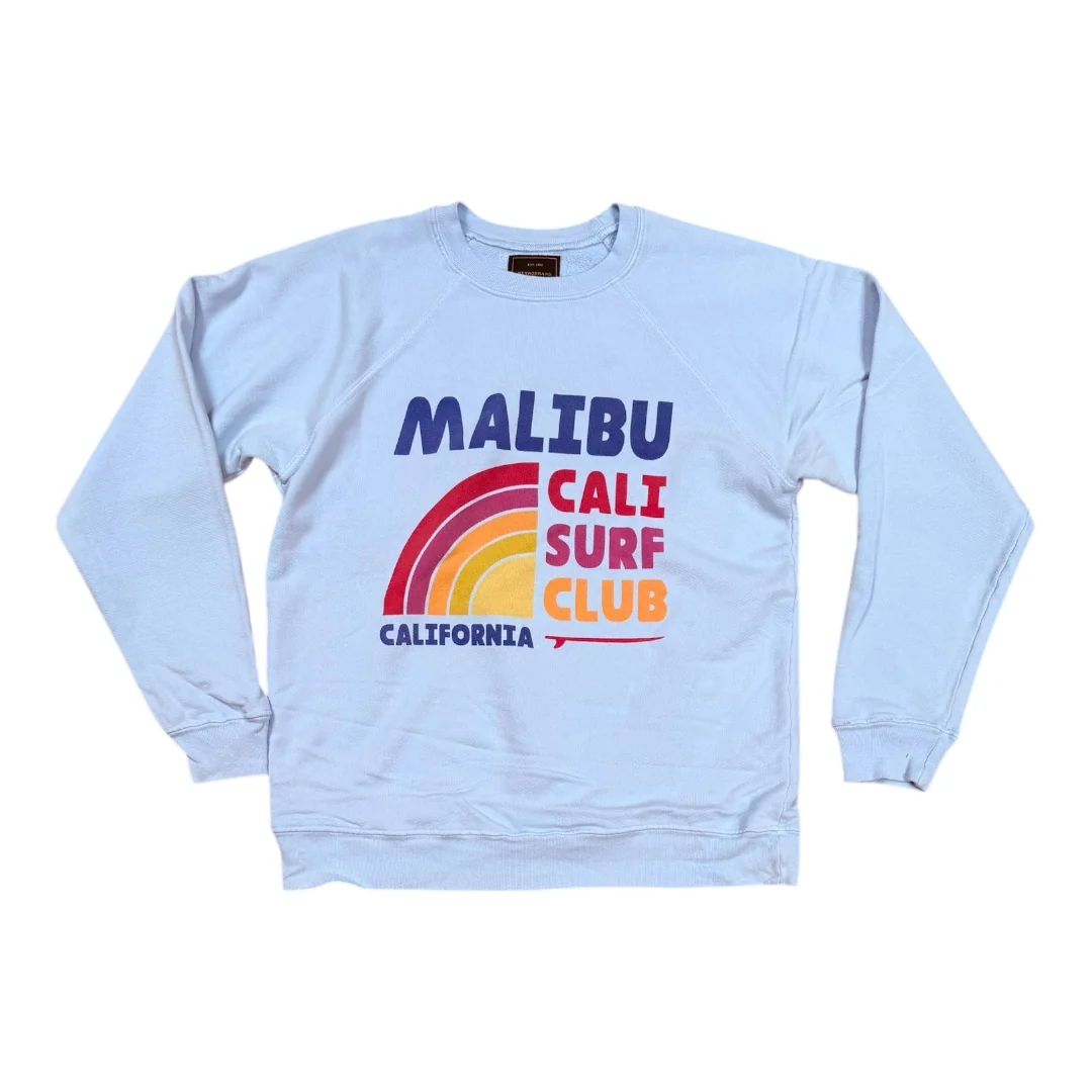UNISEX MALIBU CALI SURF CLUB CREWNECK