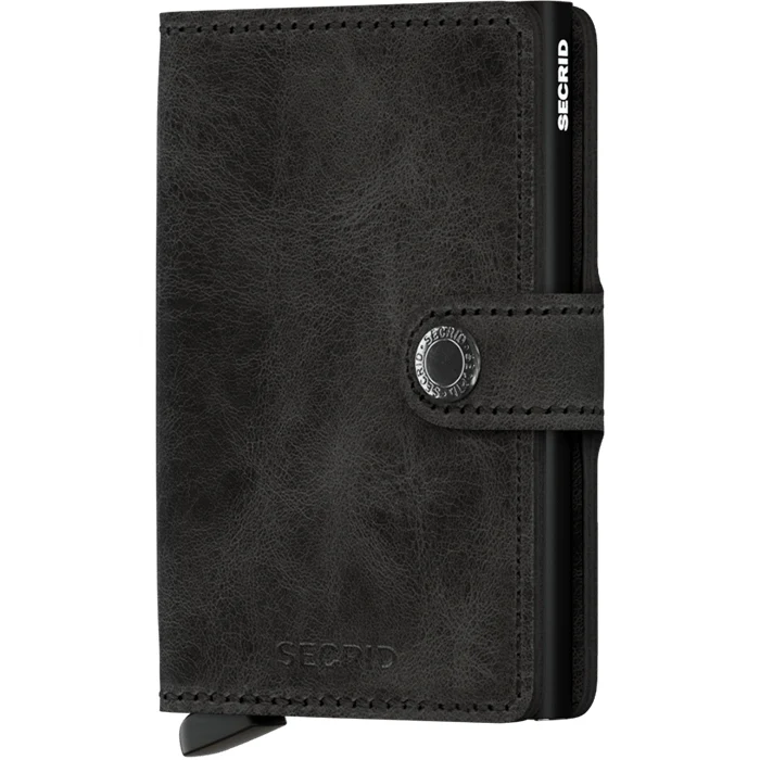 VINTAGE BLACK SECRID MINIWALLET