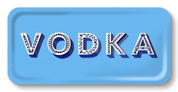 VODKA SERVING TRAY