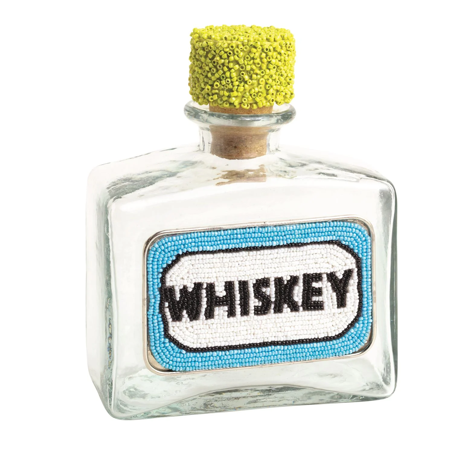 WHISKEY BEADED DECANTER