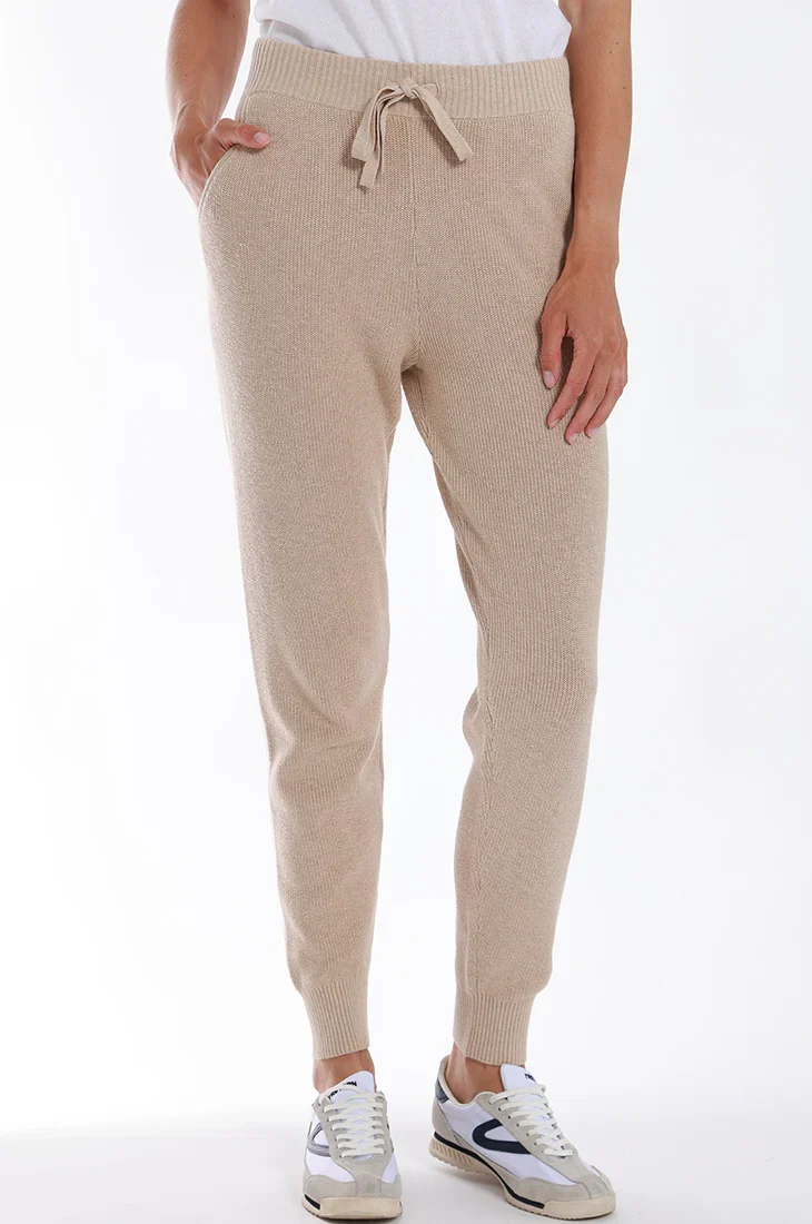 WOMENS BROWN BABY SHAKER JOGGER - Image 2