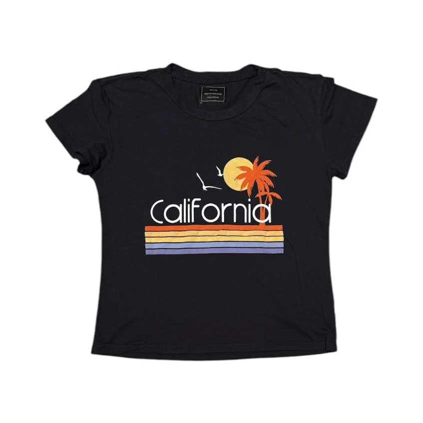 WOMENS CALIFORNIA STRIPE T-SHIRT