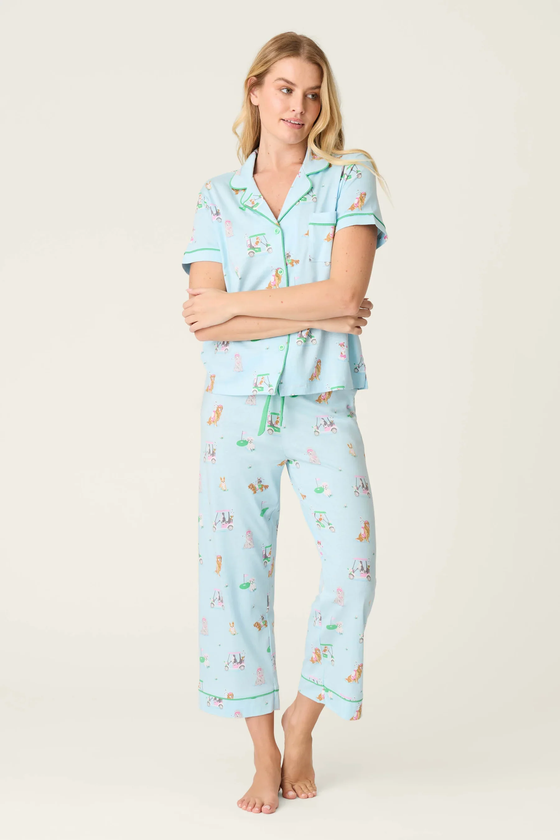 WOMENS DOG GOLF PJ SET