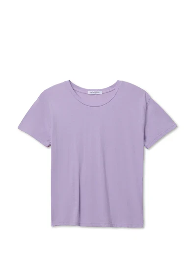 WOMENS HARLEY BOXY CREW TEE - ULTRAVIOLET