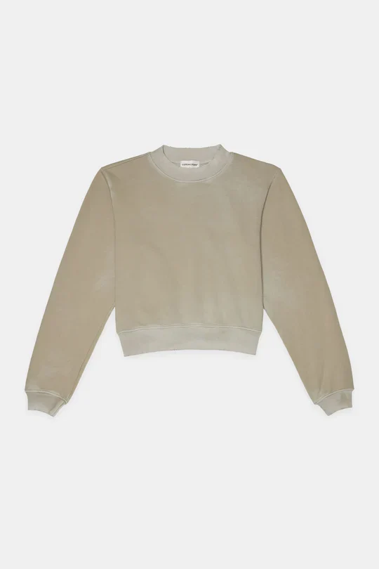 WOMENS VINTAGE CHALK MILAN CREW SWEATSHIRT