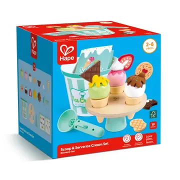 WOODEN ICE CREAM PLAY SET