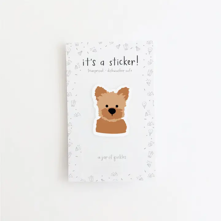 YORKSHIRE TERRIER STICKER